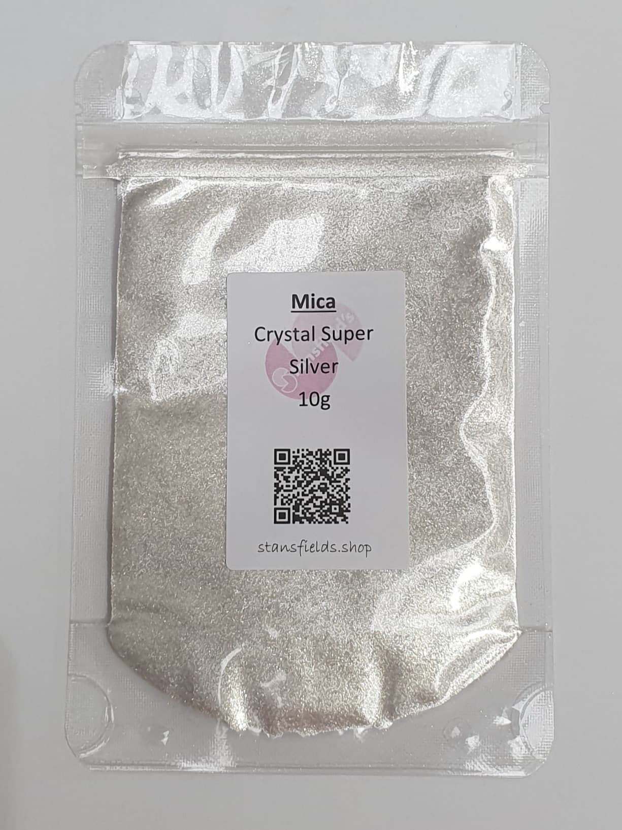 Crystal Super Silver Mica Powder