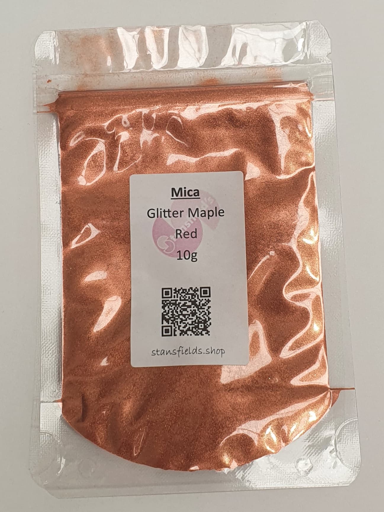 Glitter Maple Red Mica Powder