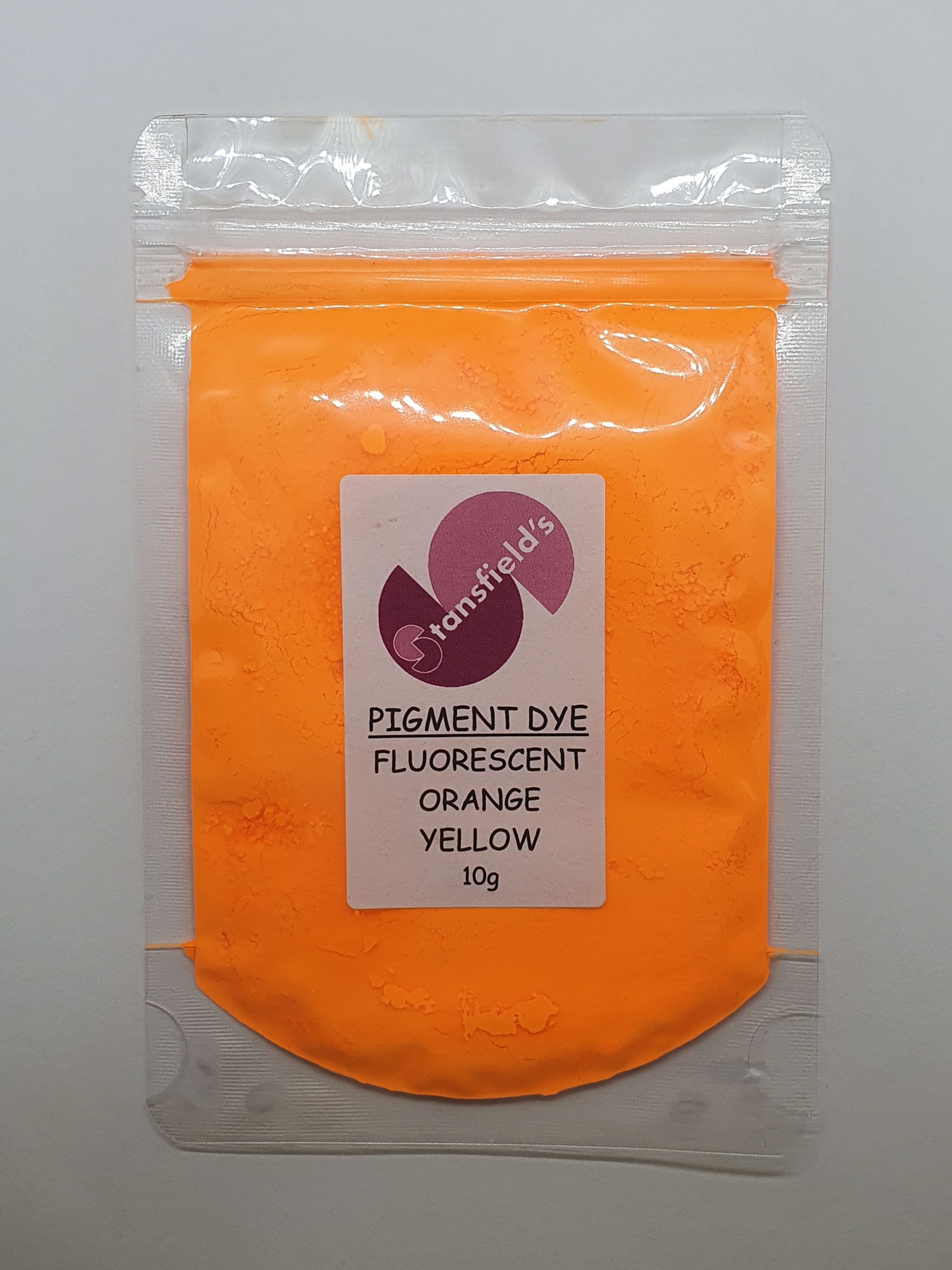 Fluorescent Orange Yellow Pigment Dye