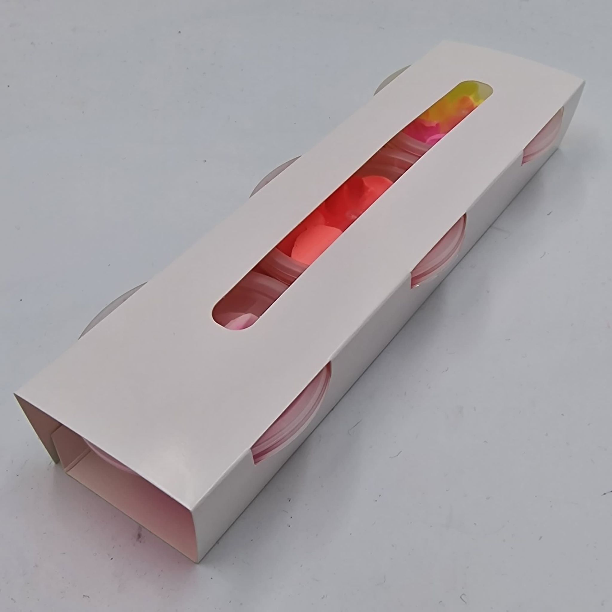 Gift Box Packaging - 3 Pot Sleeve (10 Pieces) Plain White