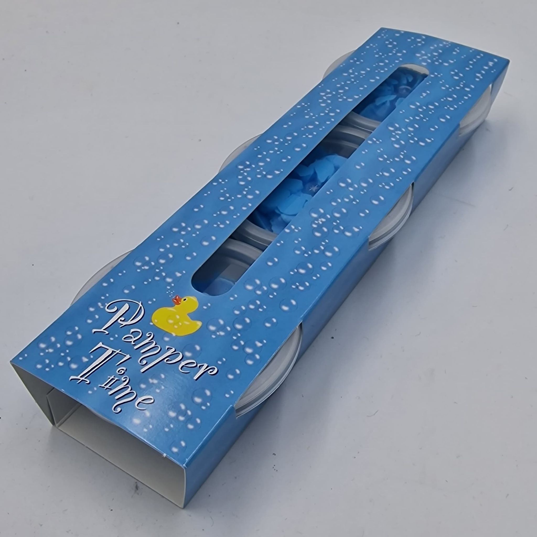 Gift Box Packaging - 3 Pot Sleeve (10 Pieces) Pamper Time