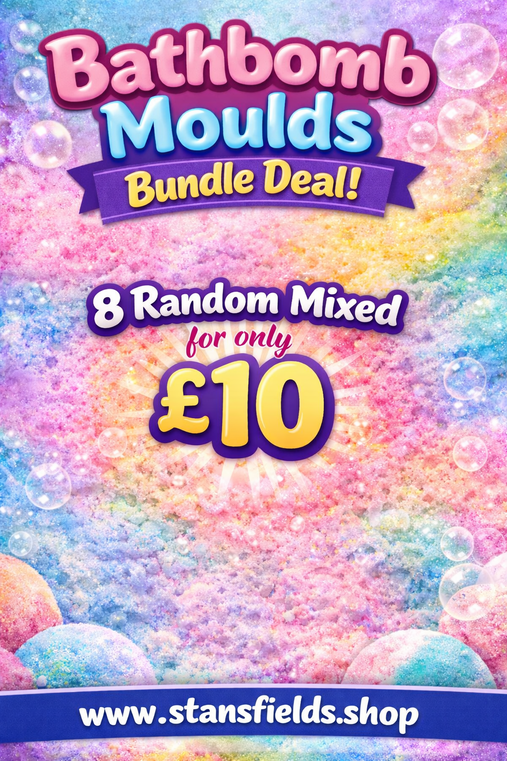Bathbomb Moulds Bundle Deal