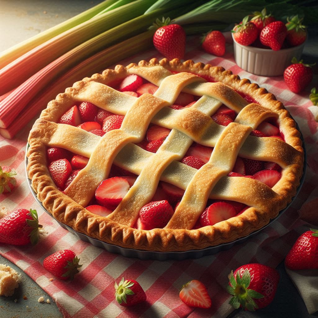 Strawberry & Rhubarb Pie Fragrance Oil 