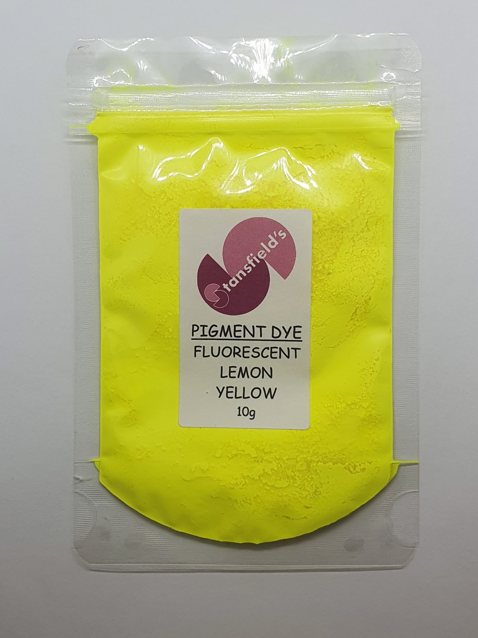 Fluorescent Lemon Yellow Pigment Dye Stansfield's Fragrance Oils Ltd