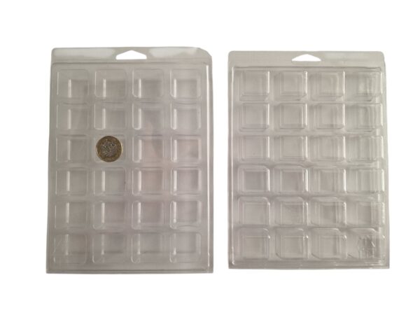 Large Single Cube 24 Cell Clamshells (25)